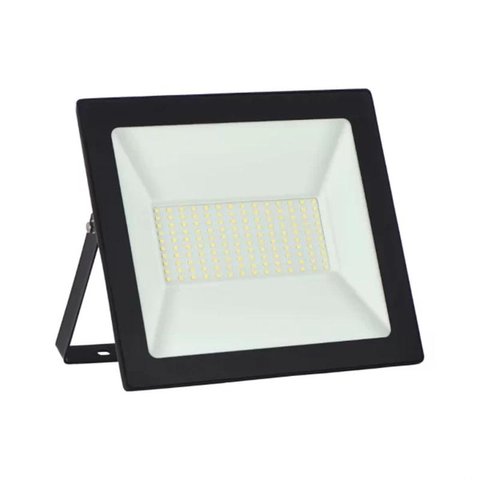 Refletor Taschibra Led Slim 100w Preto 6500k 15030043