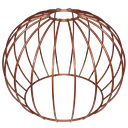 Ver imagem 1 de Cupula de Aramado Tangerine Cobre para Pendentes e Abajures