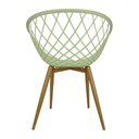 Ver imagem 6 de Kit 5 Cadeiras Poltrona Clarice Sidera Nest Web com Apoio de Braço