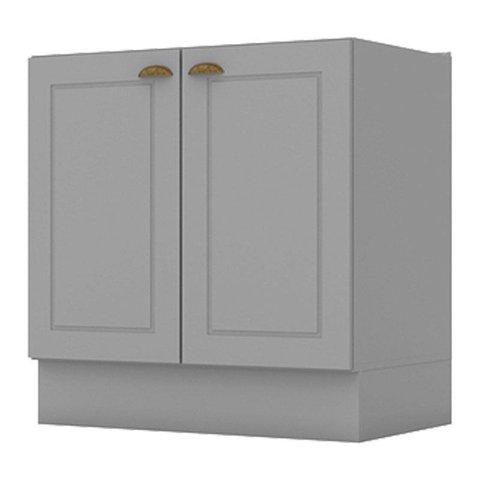 Balcão 2 Portas 80 cm Nova York Cinza – Henn