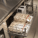 Ver imagem 2 de Gaveta 47cm Multiuso Masutti Aramada Deslizante Cozinha Cromada Corrediças Paneleiro