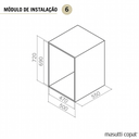 Ver imagem 3 de Gaveta 47cm Multiuso Masutti Aramada Deslizante Cozinha Cromada Corrediças Paneleiro