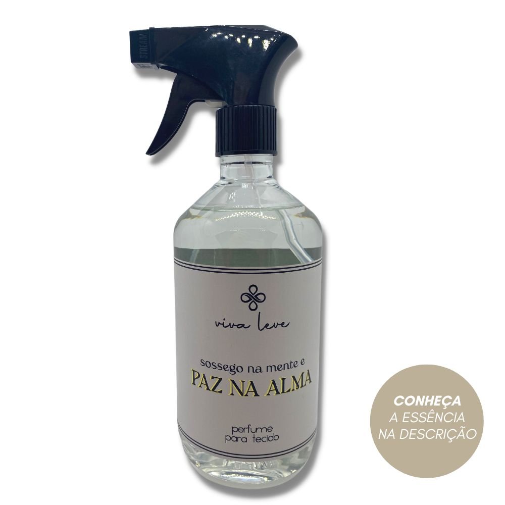 Perfume para Tecido Viva Leve (3 opções de essências) - 550ml - Paz na Alma - 1