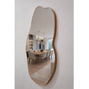 Ver imagem 1 de Espelho Orgânico Lyo 50x90 com Moldura Couro Caramelo