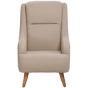 Ver imagem 3 de Poltrona de Amamentação Fixa Pés Manu Fábula D02 Bouclê Marrom Claro B-122 - Lyam Decor