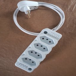 Extensão Elétrica 1,5mt 10A Quadrupla Fio 1,5 Br.1043-SILC4T - 4