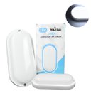 Ver imagem 2 de Luminária Tartaruga Led 10w Branco Frio 6000k 900lm Irc80 Fp>0.6 Corpo Branco Ip65 Biv Marca Roya