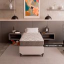 Ver imagem 1 de Colchão Solteiro e-Shop Casa D33 One Face - 17x88x188cm - Suede Cinza