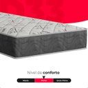 Ver imagem 6 de Colchão Solteiro e-Shop Casa D33 One Face - 17x88x188cm - Suede Cinza