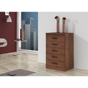 Ver imagem 2 de Cômoda Tati 5 Gavetas para Quarto Café Formimóveis
