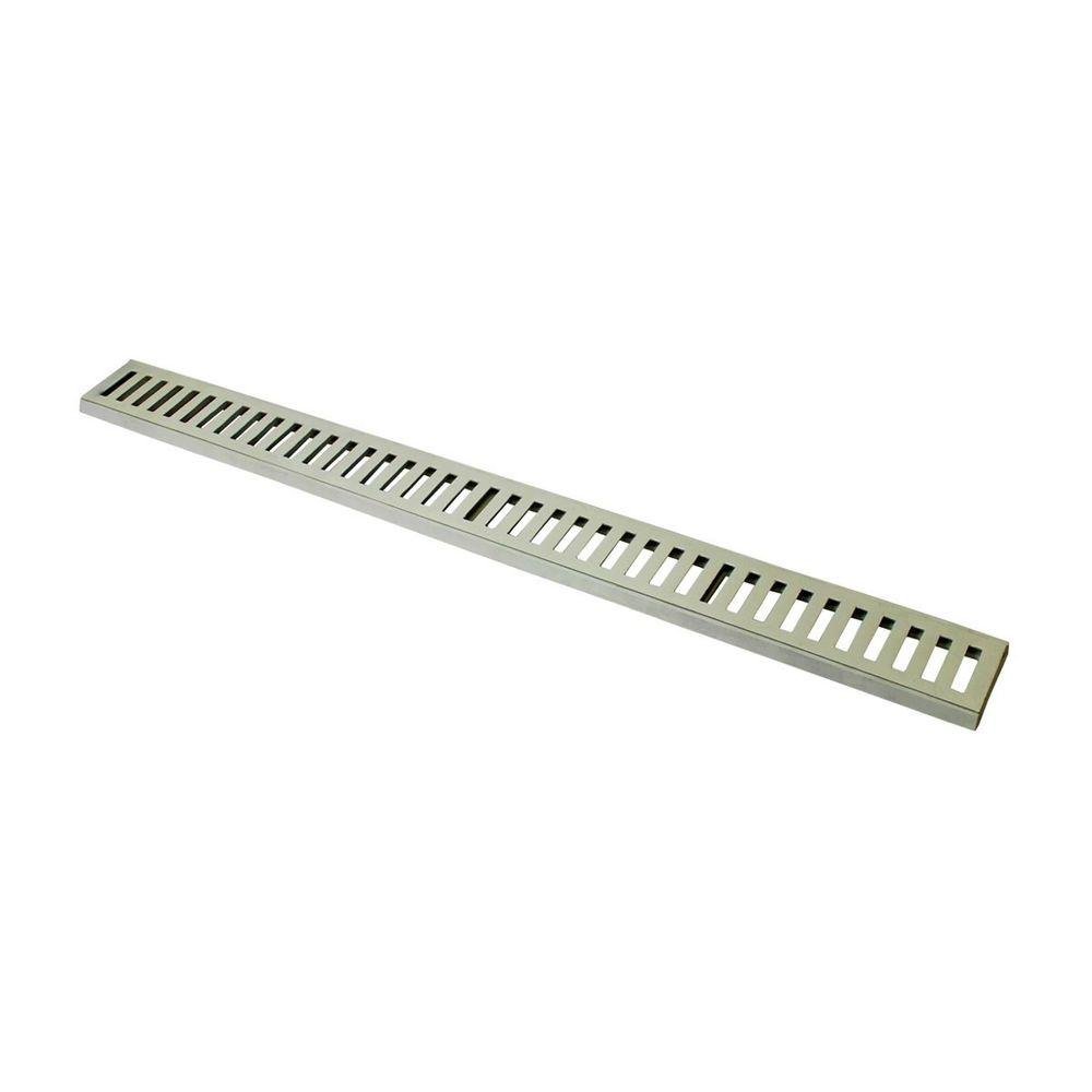 Ralo Grelha Linear com Caixilho em Alumínio Bege 20x100cm - 4