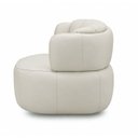 Ver imagem 6 de Poltrona Decorativa Cheval Giratória 360° em Couro Livintus Leather