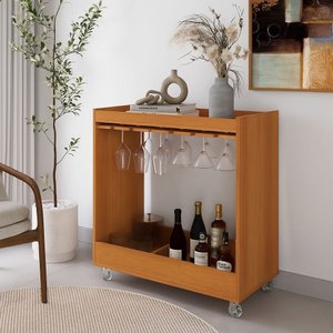 Adega Duna Barzinho Compacto 81x80x40cm Mdf Sala Jantar