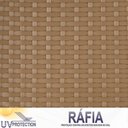 Ver imagem 3 de Balanço Suspenso Ninho em Aluminie Fibra Ráfia e Suporte U Preto, Tecido Impermeável - Z35