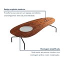 Ver imagem 6 de Mesa de Centro para Sala de Estar com Detalhe em Vidro Cacau