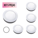Ver imagem 2 de Kit 5 Painel 25w Led Redondo Sobrepor 6500k Branco Frio