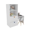 Ver imagem 2 de Organizador Gaveteiro com Mesa Rubi 100% Mdf + Eiffel Branca