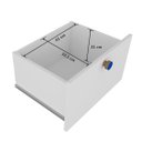 Ver imagem 7 de Organizador Gaveteiro com Mesa Rubi 100% Mdf + Eiffel Branca