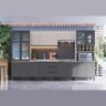 Cozinha Modulada Completa Cambará Quiditá 7 Peças Branco Grafite - 2
