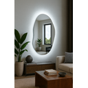 Ver imagem 1 de Espelho Pinterest Decorativo Orgânico Lapidado 90x60 com Led Bivolt