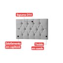 Ver imagem 6 de Cabeceira Painel Estofada Paris Suede Cinza Solteiro 90cm para Cama Box