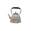 Ver imagem 1 de Chaleira Haus Roland Aço Inox Parede Dupla Coador Chá Café 2 Litros Branca