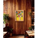 Ver imagem 3 de Quadro Rústico Flores de Madeira Artesanal Amarelo