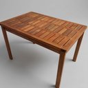 Ver imagem 4 de Conjunto Mesa e Bancos Churrasco Madeira Maciça Ember Marrom