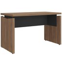 Ver imagem 1 de Mesa para Escritório Home Office 125cm Unik A02 Nogal Preto