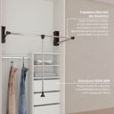 Ver mais imagens de Guarda Roupa Modulado 100% MDF 2 Portas de Correr Orion CabeCasa MadeiraOriginals Bege