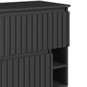 Ver imagem 7 de Gabinete Banheiro 75cm para Cuba e Espelheira Tunís Grafite F10 - Mpozenato