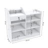 BALCÃO CAIXA COM FUNDO FECHADO M306.B (CAIXA, ATENDENTE, VENDAS) MUNDI MOVEIS - 5