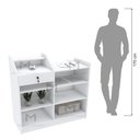 Ver imagem 6 de BALCÃO CAIXA COM FUNDO FECHADO M306.B (CAIXA, ATENDENTE, VENDAS) MUNDI MOVEIS