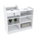 Ver imagem 1 de BALCÃO CAIXA COM FUNDO FECHADO M306.B (CAIXA, ATENDENTE, VENDAS) MUNDI MOVEIS