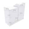 BALCÃO CAIXA COM FUNDO FECHADO M306.B (CAIXA, ATENDENTE, VENDAS) MUNDI MOVEIS - 2