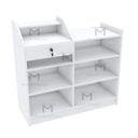 Ver imagem 3 de BALCÃO CAIXA COM FUNDO FECHADO M306.B (CAIXA, ATENDENTE, VENDAS) MUNDI MOVEIS