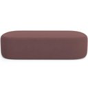 Ver imagem 5 de Kit 02 Puffs Decorativos Orgânicos para Living Quarto 140cm Doha W01 Suede Rosê - Lyam Decor