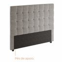 Ver mais imagens de Cabeceira Para Cama Box Nala Babus Queen Estofadas em linho