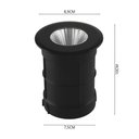 Ver imagem 4 de Embutido de Solo Led Taschibra Thin 6w Redondo Bivolt Preto
