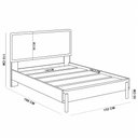 Ver imagem 6 de Cama Casal com Cabeceira Palhinha 138cm Moss A03 Nero - Lyam Decor