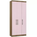 Ver imagem 1 de Guarda-roupa Modulado 101,5cm 3 Portas Paris Luciane