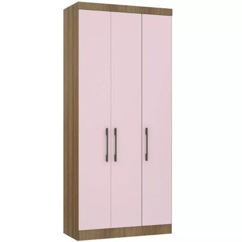Guarda-roupa Modulado 101,5cm 3 Portas Paris Luciane