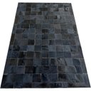 Ver imagem 1 de Tapete de Couro Preto Natural 1,00x1,50 com Borda Pç 10x10cm