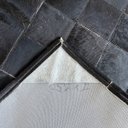 Ver imagem 3 de Tapete de Couro Preto Natural 1,00x1,50 com Borda Pç 10x10cm