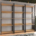 Ver imagem 2 de Sapateira Jordan Estilo Industrial 30 Pares Freijó/black - Panorama Móveis
