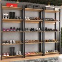 Ver imagem 1 de Sapateira Jordan Estilo Industrial 30 Pares Freijó/black - Panorama Móveis
