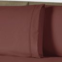 Ver imagem 3 de Jogo de Cama Lençol Casal Conforto Percal 300 Fios 3 Peças - Vinho