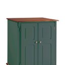 Ver imagem 3 de Balcão Adega 2 Portas 1 Gaveta e Pés Luis XV 60814 Hannover Linz Móveis - Verde Musgo/Imbuia