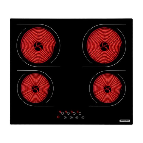 Cooktop Eletrico Tramontina New Square Vitroceramico 4 Areas 94747/022