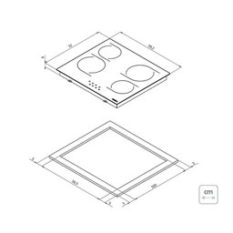 Cooktop Eletrico Tramontina New Square Vitroceramico 4 Areas 94747/022 - 6